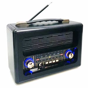 Vintage Retro Radio MEIER M-1915BT mit WIRELESS BT, USB/TF MP3-Player, FM/AM/SW, 18650 Akku, AC-Ladegerät, Doppels pannung - Product Image 6