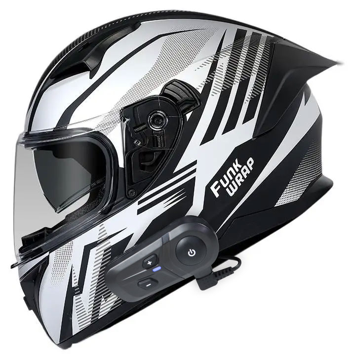 Black decal White