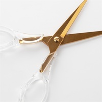 MAXERY – ciseaux acryliques minimalistes nordiques, ciseaux de cuisine en acier inoxydable doré, papeterie de bureau, coupe de papier, taille, couture