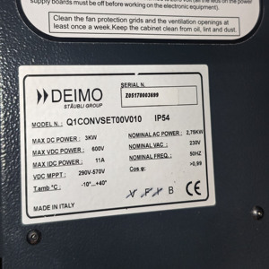 Controlador de Movimiento DEIMO Q1CONVSET00V010 - Product Image 2