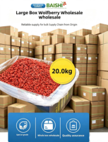 Baies de Goji Séchées Biologiques de Ningxia (UE) en Gros, Grande Taille, Grade Pur, Sélection Saine, 220 Grains par 50g