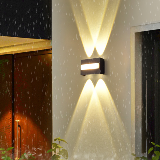 High Quality Aluminum Indoor and Outdoor Wall Led Lights Elegant Indoor/Outdoor Wall Lamps