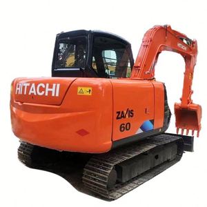 Excavatrices Hitachi ZX60 d'occasion de qualité supérieure, mini-pelles de 6 tonnes importées du Japon avec accessoires de pince et de tarière - Product Image 1