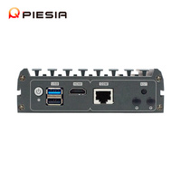 Mini PC sans ventilateur NUC J1800 J1900 J4125 avec 4LAN 2USB Ordinateur industriel Affichage 4k Ordinateur de bureau embarqué