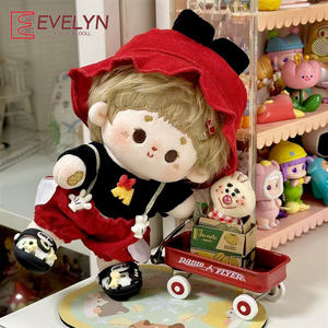 Vestiti per Bambole Evelyn in Peluche 20cm, Set di Abiti per <span class=keywords><strong>Piccolo</strong></span> <span class=keywords><strong>Principe</strong></span>, Completo con Bretelle e Pantaloni, Decorazione Sostitutiva - Product Image 2