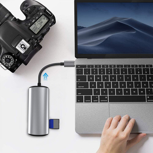 Cổ phiếu với loại C để USB3.0 * 3 + USB-C PD + SD + TF + HDMI + RJ45 + âm thanh + USB2.0 + VGA 11-in-1 3.0 giao diện USB C <span class=keywords><strong>HUB</strong></span> Docking Station - Product Image 3