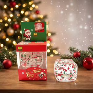 Juguetes Blandos en Forma de Cubo con Cinta de Arcoíris de Alta Calidad, Estilo Navideño - Product Image 6
