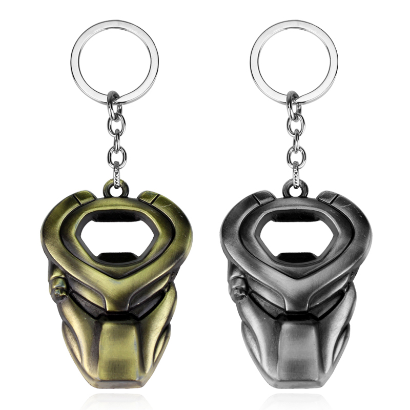 Alien Predator Mask Bottle Opener Keyring - Fashion & Utility