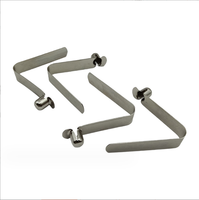 Clips de bouton poussoir à ressort en acier inoxydable, clips de goupille de verrouillage de tube pour poteau de tente de camping de pagaie de kayak