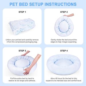 Fournisseurs d'accessoires pour lits apaisants pour animaux de compagnie : Lit pour chien personnalisé et doux, orthopédique d'intérieur, en fausse fourrure, tissu imperméable, robuste pour chiens - Product Image 6