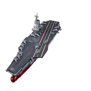 Sluban M38-B1188 Technik Flugzeugträger Fujian Kleinsteil Marine-Schiffsmodell diy Bauklötze-Spielzeug zusammenbauen