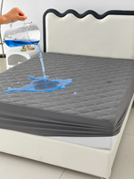 100% polyester vente en gros usine matelassé Premium doux respirant couvre-matelas imperméable lavable protège-matelas