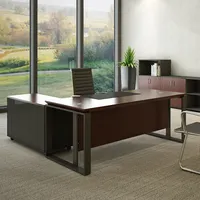 Cadres métalliques bureau bureau moderne en acier inoxydable Table de direction autres meubles commerciaux