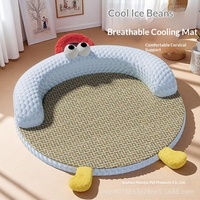 Lit pour chat en rotin tressé, détachable, lavable, toutes saisons, universel, avec fonction de chaleur, en stock, vente en gros