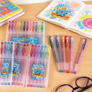 Stylos gel à paillettes |   Pointe de stylo de 1,0 mm, 4/6/<span class=keywords><strong>8</strong></span>/10/12 couleurs vibrantes, encre chatoyante pour les livres de coloriage et les projets artistiques - Product Image 5