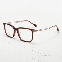 557 Vente directe usine Shenzhen – Monture de lunettes carrée grande taille pour homme, style sportif, en titane, nouvelle collection 2026, ultralégère, qualité supérieure de marque.
