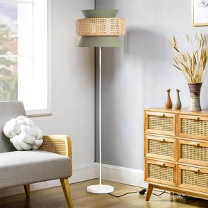 Simple Design Nordic Fabric <strong>Shade</strong> Standing <strong>Floor</strong> <strong>Lamps</strong> Living Room Bedroom Modern <strong>Floor</strong> <strong>Lamp</strong> - Product Image 3