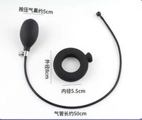 Anneau de pénis gonflable à attraction magnétique, en silicone extensible, multifonctionnel, anneaux pour testicules et gland, jouet sexuel érotique pour hommes et couples