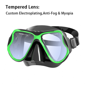 स्रोत कारखाना एकल लेंस एंटी-लीक डाइविंग मास्क और स्नॉर्कल, मुफ्त डाइविंग के लिए डाइविंग गियर - Product Image 4