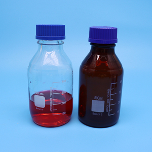 Experimentos de Química líquida: Medio GL45, botella de vidrio, botella de reactivo de vidrio de borosilicato - Product Image 5