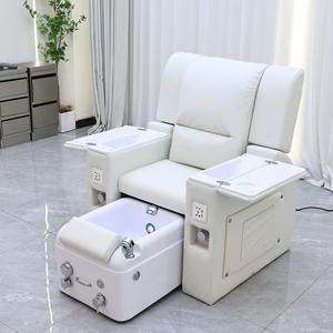美容ネイルサロン家具フットスパマッサージ電動マニキュアペディキュア椅子フットバス付き - Product Image 2