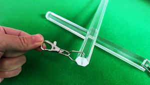 Nuovo Design Asta <span class=keywords><strong>per</strong></span> <span class=keywords><strong>Tende</strong></span> Esagonale in Acrilico da 15mm, Lunghezza Personalizzabile, Bastoncini Trasparenti <span class=keywords><strong>per</strong></span> <span class=keywords><strong>Tende</strong></span> Verticali Manuali Senza Corda - Product Image 5