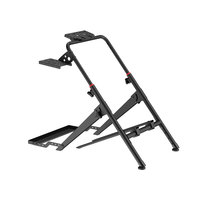 LRS15-BS02 support de roue de simulateur de course pliable avec fente de fixation de chaise support de volant Sim