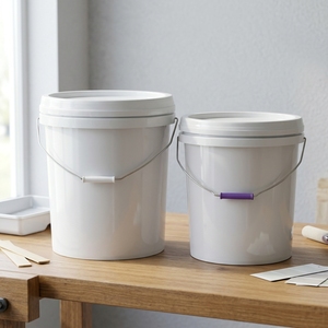 Seau en plastique épais de qualité export, anti-déversement, conteneur industriel en plastique pour eau de <span class=keywords><strong>Javel</strong></span> - Product Image 1