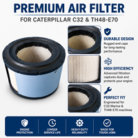 Kit de filtre à air haute performance pour moteur marin 270-7257 2707257 pour excavatrice Caterpillar C32 TH48-E70, pièces de rechange pour générateur