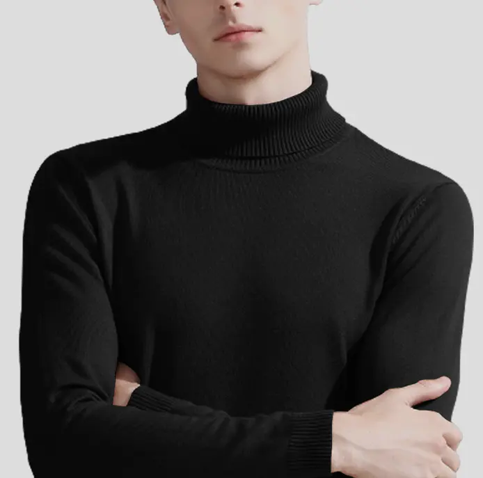 2022 New design Winter casual man sweater pullover long sleeve men's turtleneck sweaters