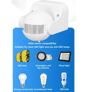 Bewegungsmelder-Licht zur Wandmontage, automatischer Dämmerungsschalter, einstellbarer PIR-Sensor, 120-Grad-LED-Steuerung, - Product Image 4