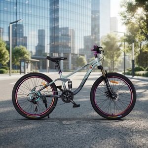 <span class=keywords><strong>Bicicleta</strong></span> de Montaña de <span class=keywords><strong>26</strong></span> Pulgadas con Suspensión Completa para Adolescentes y Adultos, con Doble Freno de Disco, para Ciclismo Todoterreno - Product Image 6