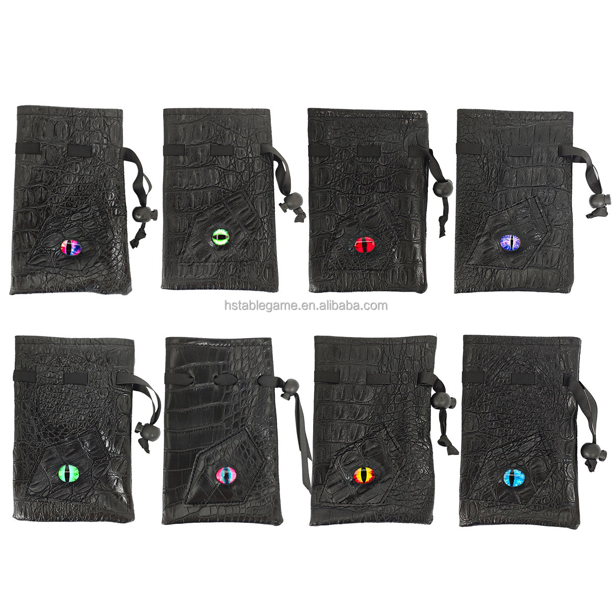 Sac à dés noir brillant-HSLY11