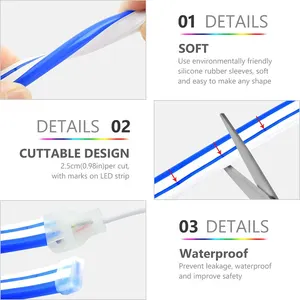스마트 네온 라이트 스트립 유연한 네온 라이트 led 스트립 12v led 스트립 광고 네온 표지판 - Product Image 3