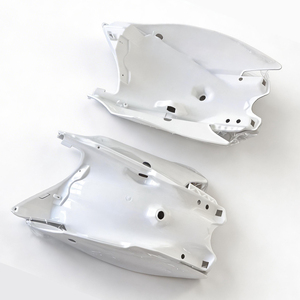 Garde-boue arrière central en PP blanc, PROGASI pour <span class=keywords><strong>SUPER</strong></span> MAX <span class=keywords><strong>250</strong></span>/300/300PRO, uni sans autocollant, remplacement direct - Product Image 2