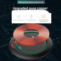 Fabricant de gros 15W Fast Universal Mini Desk Transmitter Charge à induction pour téléphone avec écouteur à fonction PD à port Type-C