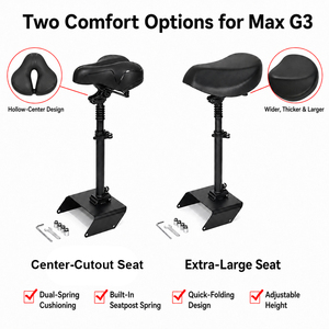 세그웨이 나인봇 G3 / G3 MAX 전동 스쿠터용 특수 접이식 시트, 편안한 충격 흡수 시트, 스케이트보드 액세서리 - Product Image 3