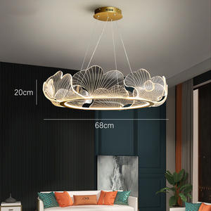 Lámparas de Araña LED Nórdicas Minimalistas Posmodernas, Creativas, Personalizadas, Ajustables en Altura, Cuidado de la Vista, Garantía de 3 Años, Iluminación para el Hogar - Product Image 4