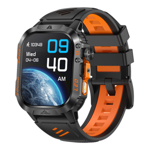 นาฬิกาสปอร์ต/สมาร์ทวอทช์ HT46 รุ่นล่าสุด หน้าจอ IPS กันน้ำ IP68 รองรับ Android ติดตามการออกกำลังกายและการนอนหลับ สายชาร์จแม่เหล็ก 2 พิน - Product Image 5