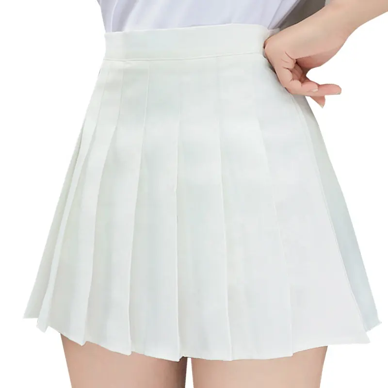 2022 핫 잘 팔리는 프로모션 OEM Customized Logo Polyester Pleated Skirt 승화 빈 <span class=keywords><strong>테니스</strong></span> Skirt