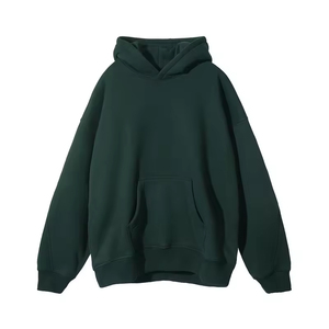 <b>Men's</b> Hoodies Sweatshirts Heavyweight <b>Pullover</b> Streetwear 100% Cotton Puff Printing Custom Oversized Hoodie for <b>Men</b> - Product Image 2