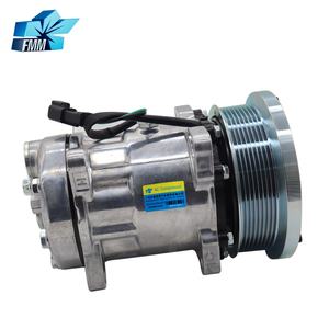 Compresor de Aire Acondicionado para Automóvil OEM 92020090 8PK 24V SD7H15, Condensador para Kenworth K270 K370 - Product Image 3