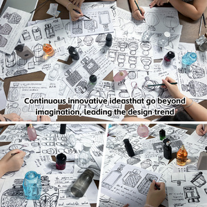 Thanh Lịch Sang Trọng Màu Tím Nước Hoa Chai Rỗng Chai Nước Hoa 100Ml Tùy Chỉnh Mới Mô Hình Phụ Nữ Nước Hoa Chai Với Hộp Sang Trọng - Product Image 4