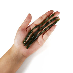 HOWELL 150mm 4G Nuevo Flash Flake Soft Bass Pesca Cebo Senko Estilo Gusano de agua dulce Señuelo Plástico Impreso Condición para River Lake - Product Image 1