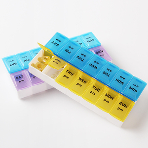 Pill Box Am Pm Pill Box For 7 Days Sale Eco-friendly Customized Sealed Printing And Color 7 Day Pill Box Case