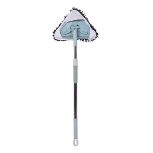 Vadrouille rétractable <span class=keywords><strong>Balai</strong></span> de dépoussiérage ménage Dépoussiérage haute altitude Vadrouille triangulaire Angle réglable - Product Image 1