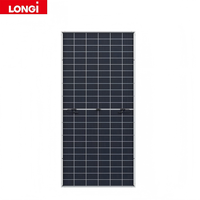 Panel Surya LONGi Tier 1 Hi-MO X10 670W 665W 660W LR7-72HVD HPBC 2.0 Tipe-N Mono Bifasial Kaca Ganda 650-675W Modul PV