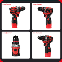 Perceuse sans fil industrielle 16V, batterie lithium, moteur sans balais, vitesse variable, perçage max. 30mm, OEM, usage domestique et construction, ZSDZ-1802