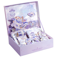 Ensemble de cahiers Kawaii autocollant pour carte postale, fournitures scolaires, planificateur quotidien, papeterie, cadeau surprise