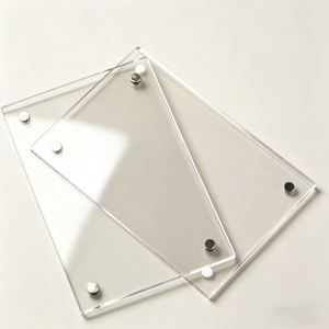 Shatterproof Acrylic Magnetic Photo <b>Frame</b> with Round Corner for Home & Office Desktop Display, <b>4x6</b>/5x7 Sizes - Product Image 2